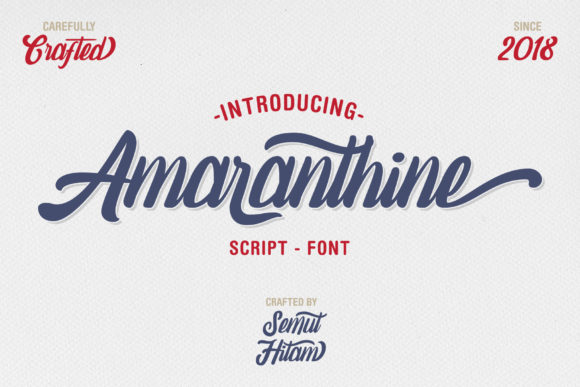 Amaranthine Script: A Typeface That Elevates Your Web Design
