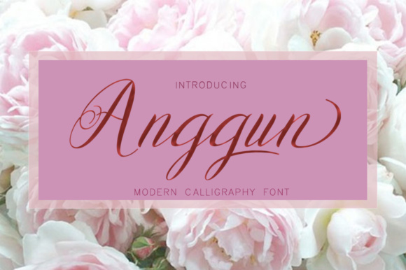 Anggun Script: A Modern Typeface That Elevates Brand Identity