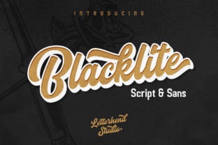 Blacklite Script: A Bold Typeface for Eye-Catching Campaigns