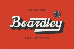 Boardley Script: A Bold Typeface for Creative Branding