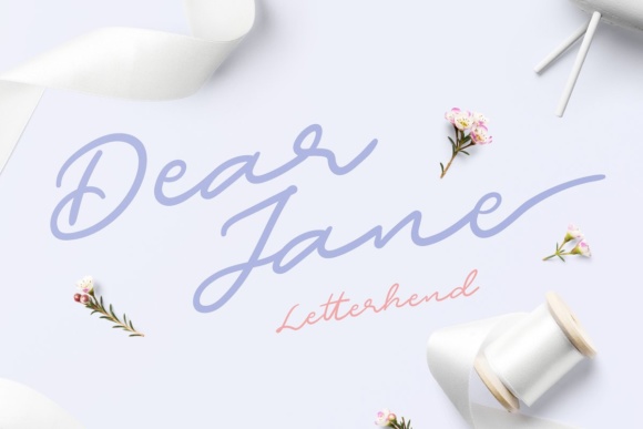 Dear Jane Script: A Handwritten Typeface for Editorial Elegance