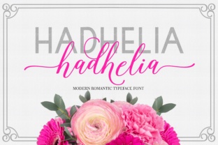Hadhelia Script: A Feminine Typeface for Creative Makers
