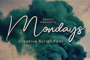 Mondays Script: A Stylish Typeface for Editorial Design