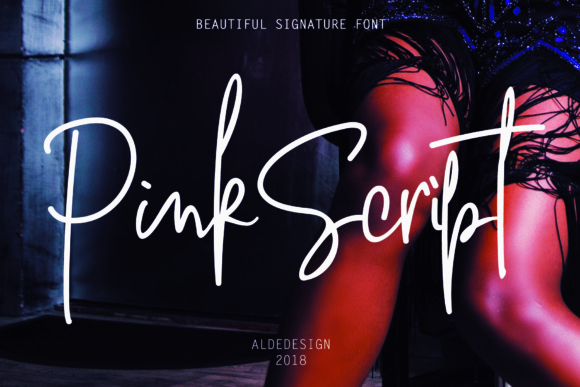 Pink Script Font – A Quirky Handwritten Typeface for Crafters