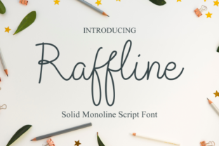 Raffline Script: A Beautiful Typeface for Creative Makers