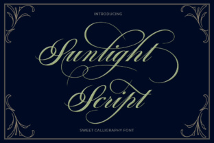 Sunlight Script: A Stylish Typeface for Editorial Design