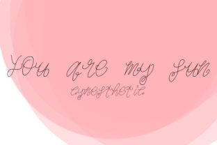You Are My Sun: A Decorative Font That Radiates Digital Charm